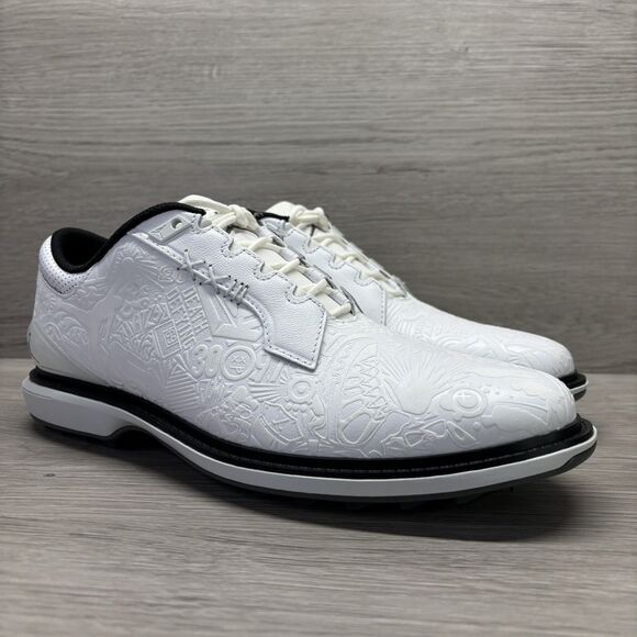 Jordan Other - NEW Nike Jordan ADG 5 White Black Men's Sz 9 Golf Shoes FQ6642-102 Waterproof